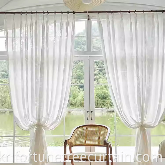 Shading Hollow-out Embroidered Gauze Curtain